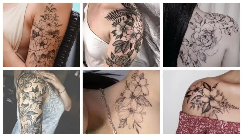Classy Shoulder Tattoos for Females4