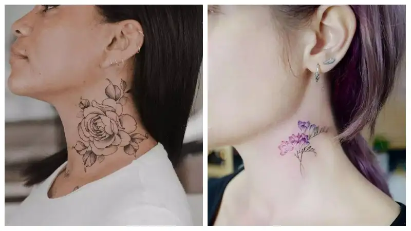 Popular Designs for Side Neck Tattoos